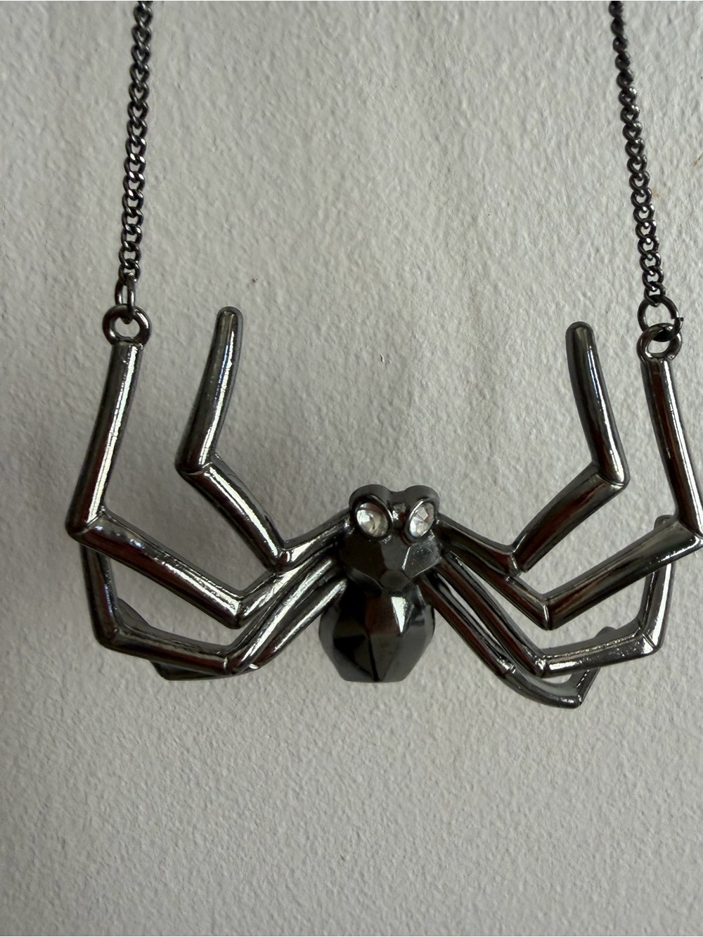 ASOS Huge Stylish Black Spider Pendant Necklace - Women's Jewelry